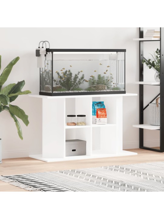 Stojan na akvárium bílý 100 x 40 x 60 cm kompozitní dřevo