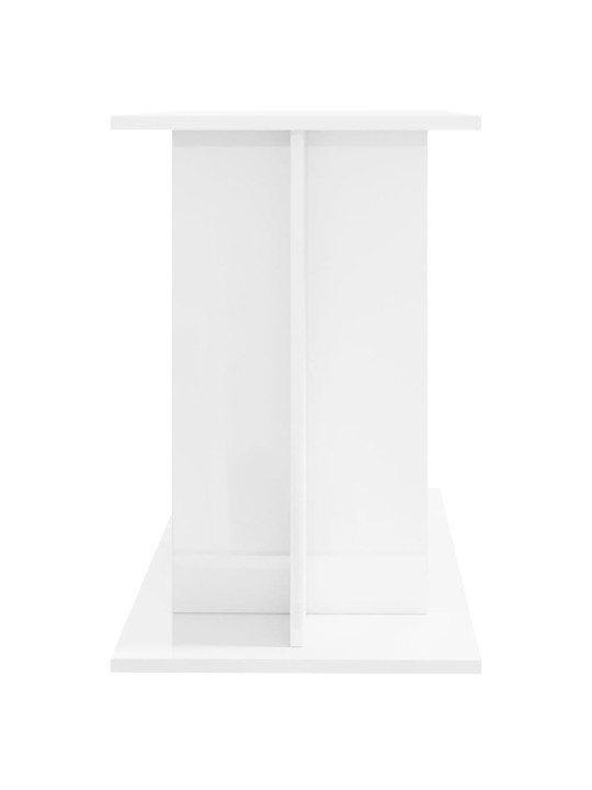 Stojan na akvárium lesklý bílý 100x40x60 cm kompozitní dřevo