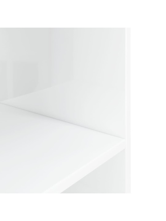 Stojan na akvárium lesklý bílý 100x40x60 cm kompozitní dřevo