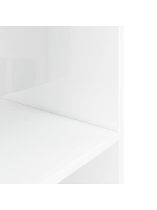 Stojan na akvárium lesklý bílý 120x40x60 cm kompozitní dřevo