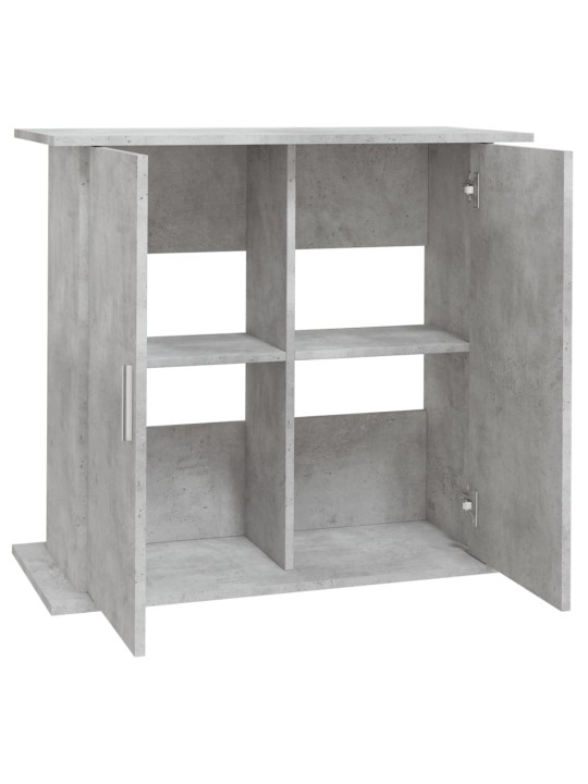 Stojan na akvárium betonově šedý 81x36x73 cm kompozitní dřevo