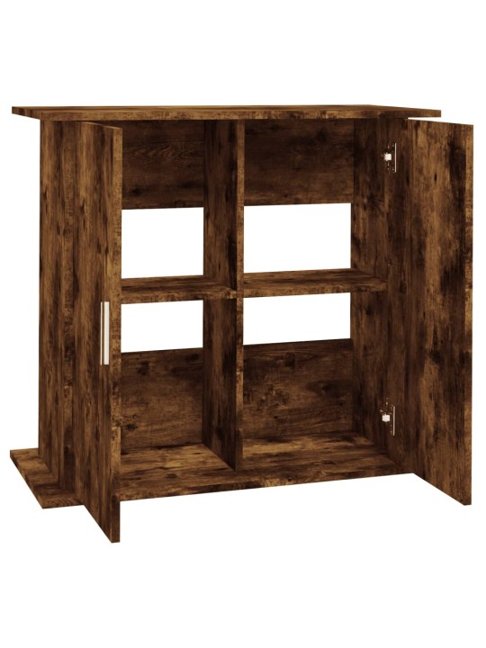 Stojan na akvárium kouřový dub 81 x 36 x 73 cm kompozitní dřevo