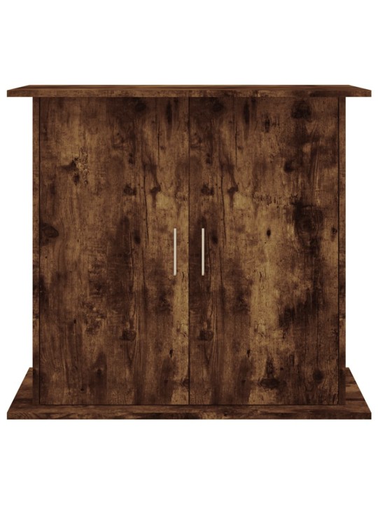 Stojan na akvárium kouřový dub 81 x 36 x 73 cm kompozitní dřevo