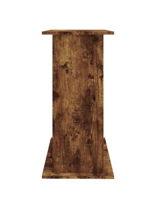 Stojan na akvárium kouřový dub 81 x 36 x 73 cm kompozitní dřevo