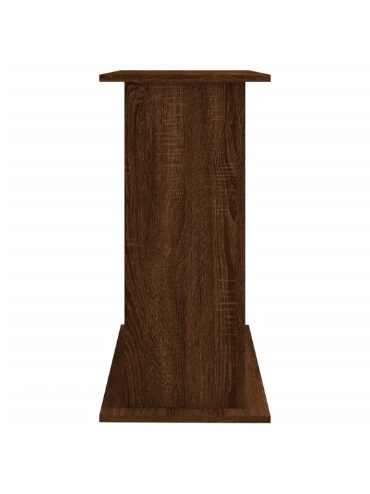 Stojan na akvárium hnědý dub 81 x 36 x 73 cm kompozitní dřevo