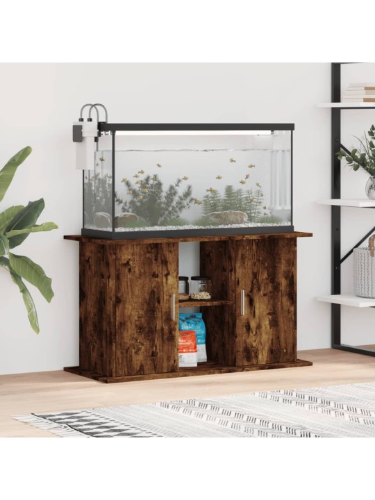 Stojan na akvárium kouřový dub 101x41x58 cm kompozitní dřevo