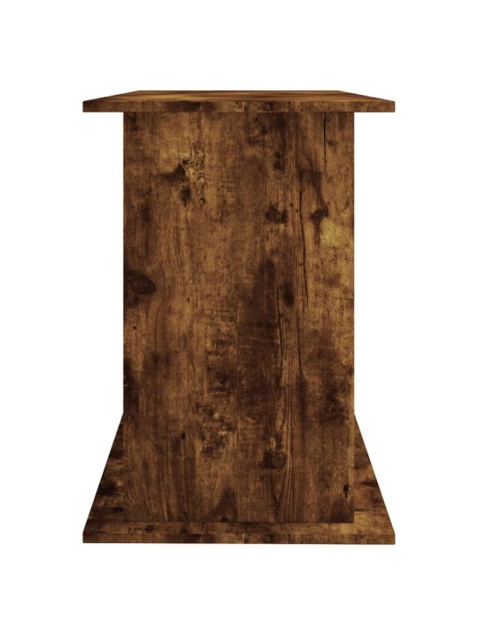Stojan na akvárium kouřový dub 121x41x58 cm kompozitní dřevo