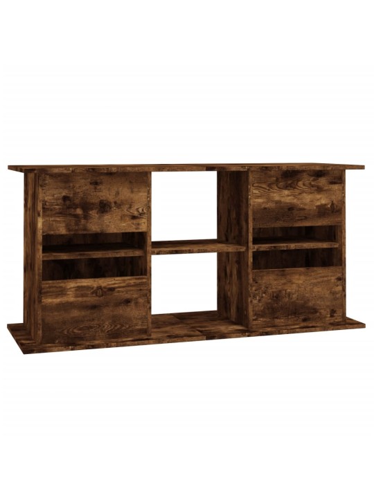 Stojan na akvárium kouřový dub 121x41x58 cm kompozitní dřevo