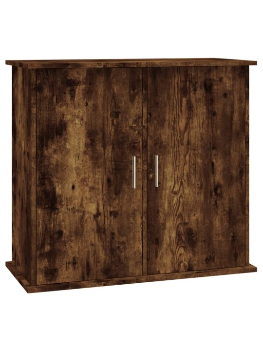 Stojan na akvárium kouřový dub 81 x 36 x 73 cm kompozitní dřevo