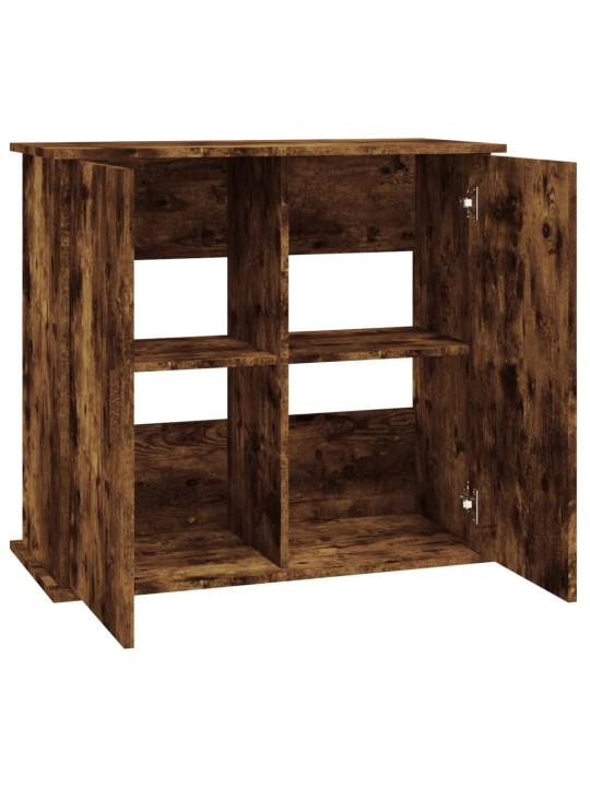 Stojan na akvárium kouřový dub 81 x 36 x 73 cm kompozitní dřevo