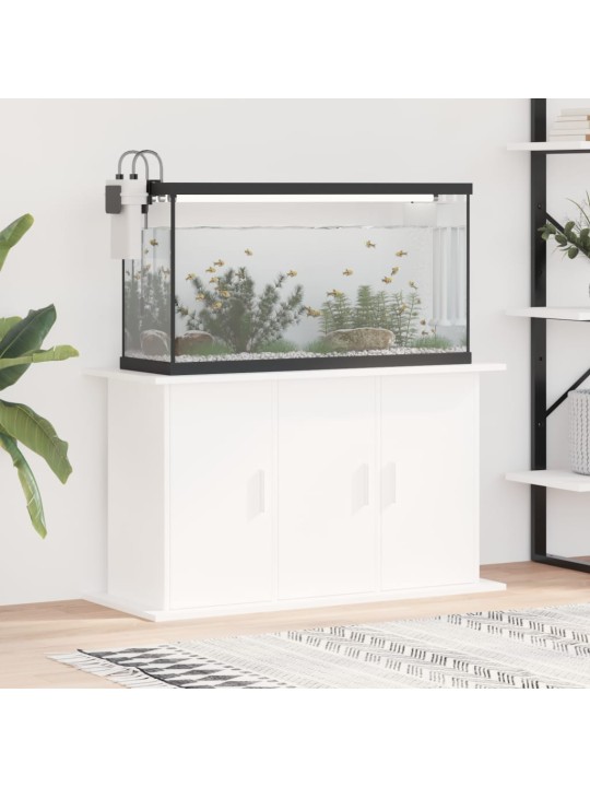 Stojan na akvárium bílý 101 x 41 x 58 cm kompozitní dřevo