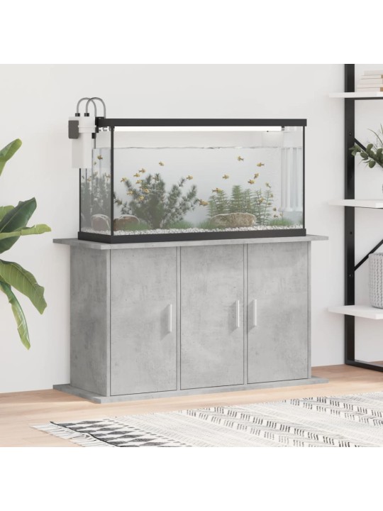 Stojan na akvárium betonově šedý 101x41x58 cm kompozitní dřevo