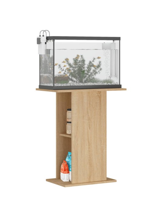 Stojan na akvárium dub sonoma 60,5x36x72,5 cm kompozitní dřevo
