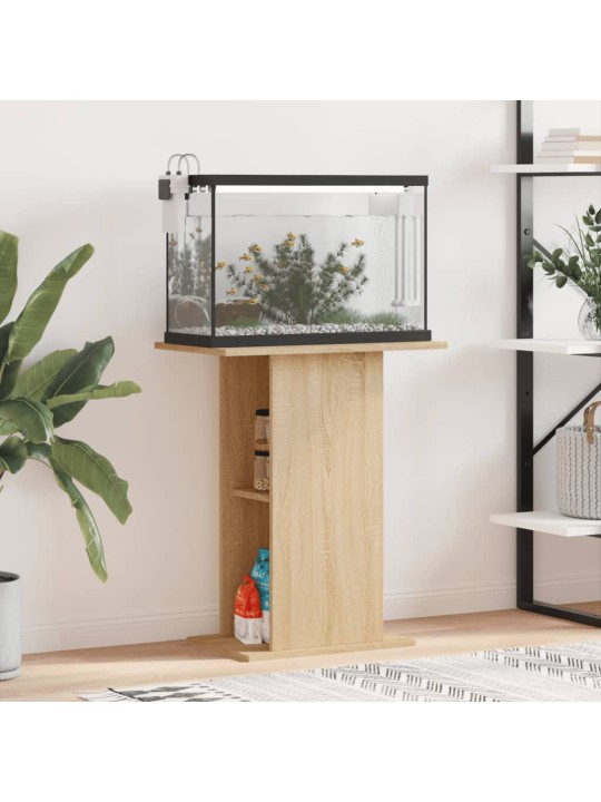 Stojan na akvárium dub sonoma 60,5x36x72,5 cm kompozitní dřevo