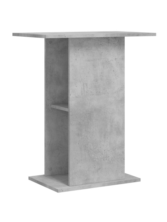 Stojan na akvárium betonově šedý 60,5 x 36 x 72,5 cm kompozit