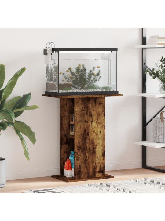 Stojan na akvárium kouřový dub 60,5x36x72,5 cm kompozitní dřevo