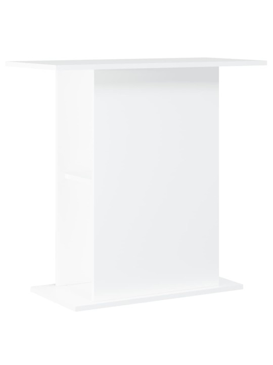 Stojan na akvárium bílý 75x36x72,5 cm kompozitní dřevo