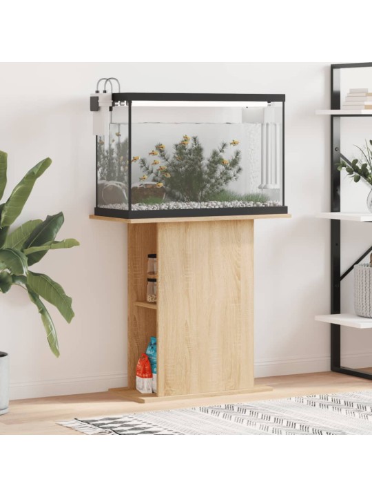 Stojan na akvárium dub sonoma 75x36x72,5 cm kompozitní dřevo
