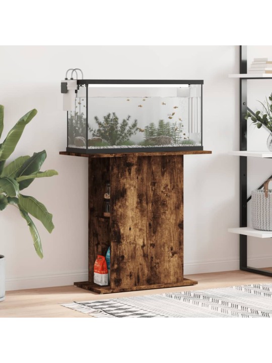 Stojan na akvárium kouřový dub 75x36x72,5 cm kompozitní dřevo