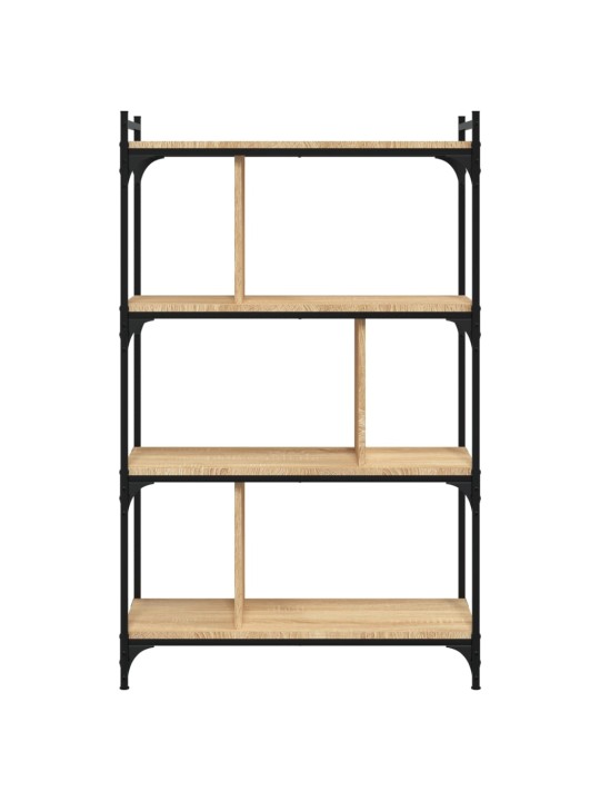 Knihovna se 4 policemi dub sonoma 76x32x123 cm kompozitní dřevo