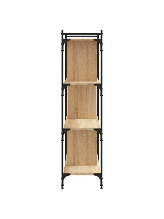 Knihovna se 4 policemi dub sonoma 76x32x123 cm kompozitní dřevo
