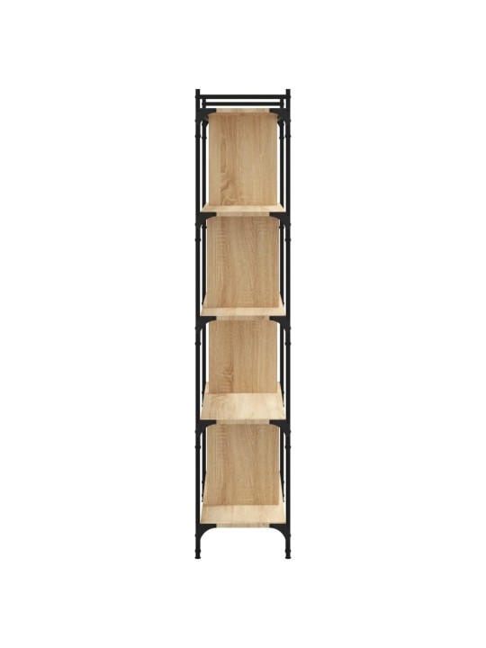 Knihovna s 5 policemi dub sonoma 76x32x158 cm kompozitní dřevo