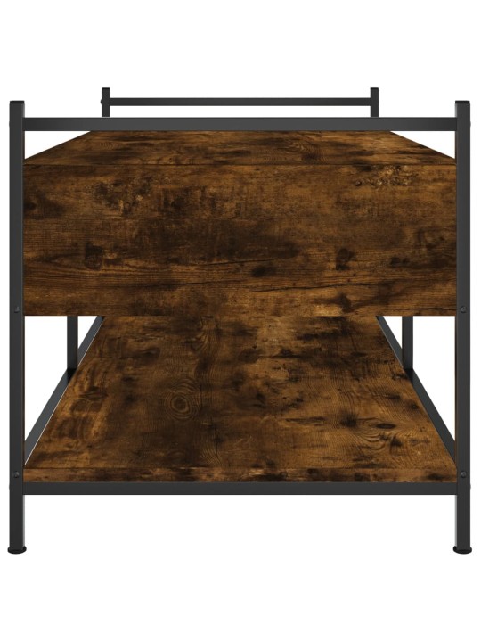 Konferenční stolek kouřový dub 99 x 50 x 50 cm kompozitní dřevo