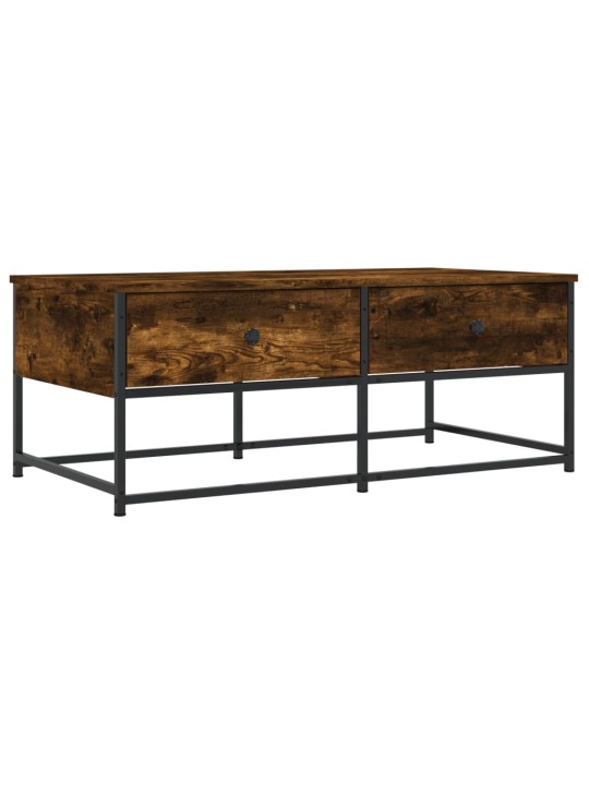 Konferenční stolek kouřový dub 100x51x40 cm kompozitní dřevo