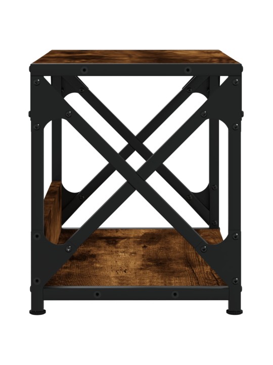 Stojan na tiskárnu 2patrový kouřový dub 44x26x31,5 cm kompozit