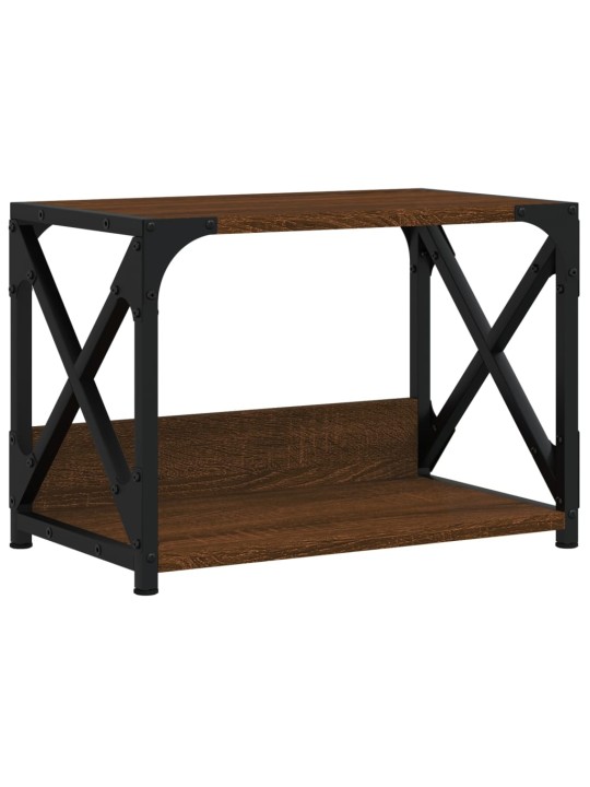 Stojan na tiskárnu 2patrový hnědý dub 44x26x31,5 cm kompozit