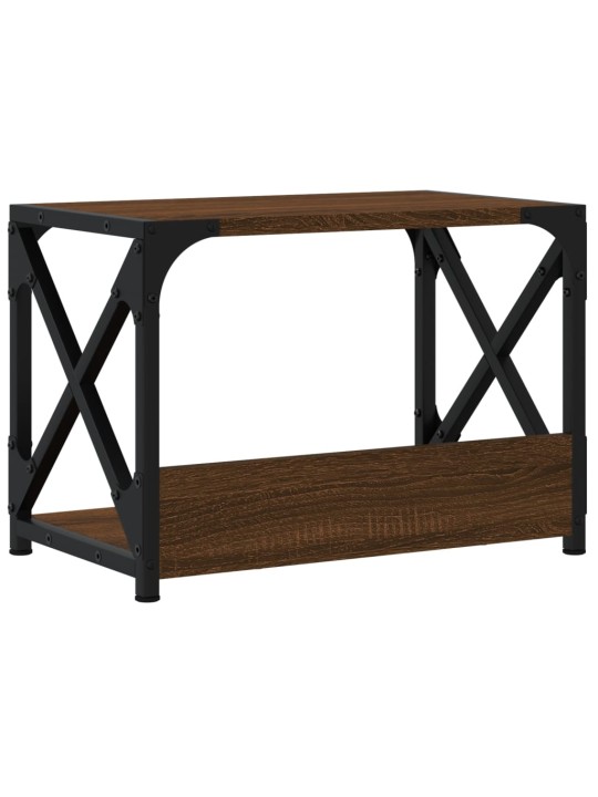 Stojan na tiskárnu 2patrový hnědý dub 44x26x31,5 cm kompozit