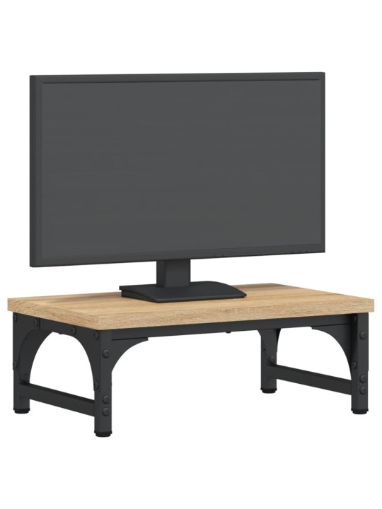 Stojan na monitor dub sonoma 37 x 23 x 14 cm kompozitní dřevo