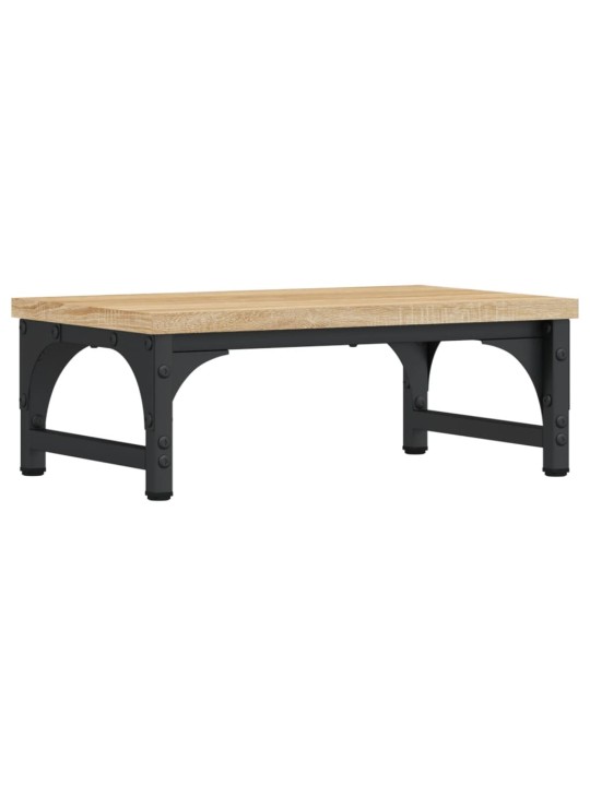 Stojan na monitor dub sonoma 37 x 23 x 14 cm kompozitní dřevo