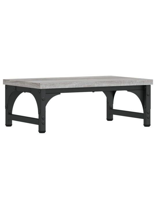 Stojan na monitor šedý sonoma 37 x 23 x 14 cm kompozitní dřevo