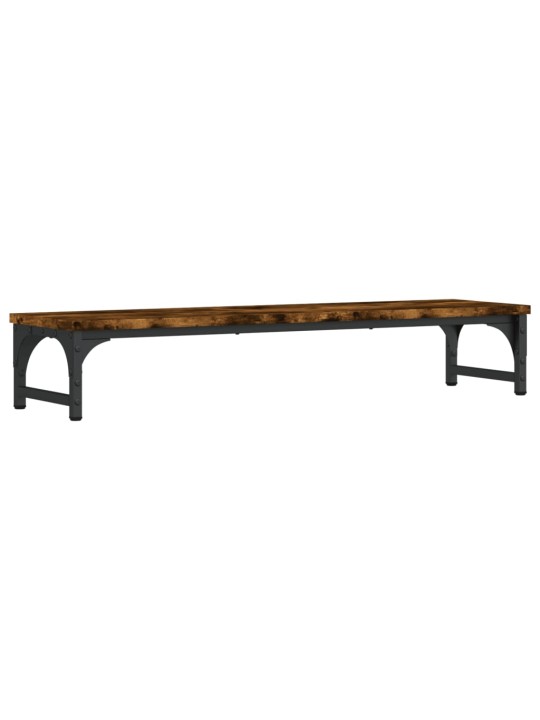 Stojan na monitor kouřový dub 85x23x15,5 cm kompozitní dřevo