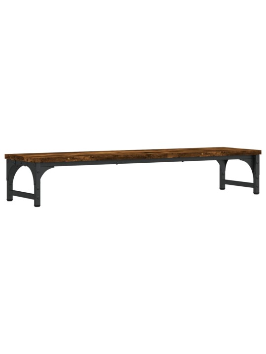 Stojan na monitor kouřový dub 85x23x15,5 cm kompozitní dřevo