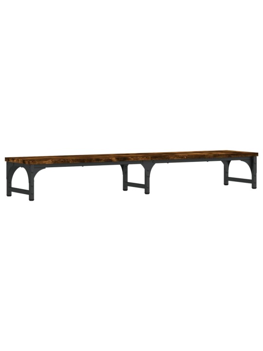 Stojan na monitor kouřový dub 105x23x15,5 cm kompozitní dřevo