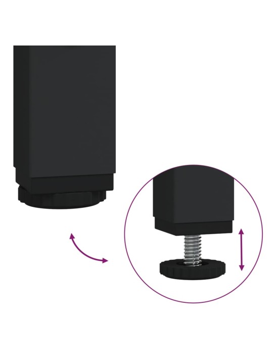 Stojan na monitor kouřový dub 105x23x15,5 cm kompozitní dřevo