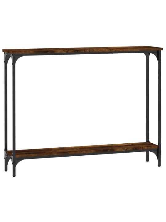 Konzolový stolek kouřový dub 100x22,5x75 cm kompozitní dřevo