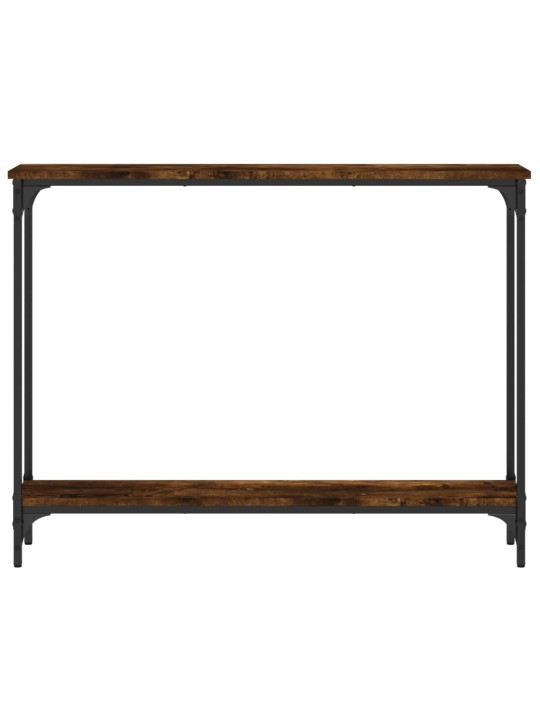 Konzolový stolek kouřový dub 100x22,5x75 cm kompozitní dřevo