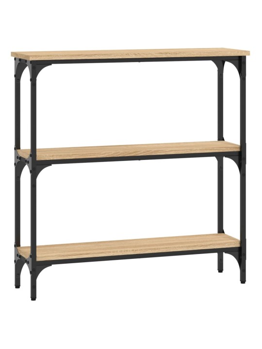 Konzolový stolek dub sonoma 75 x 22,5 x 75 cm kompozitní dřevo