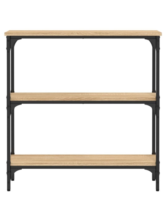 Konzolový stolek dub sonoma 75 x 22,5 x 75 cm kompozitní dřevo