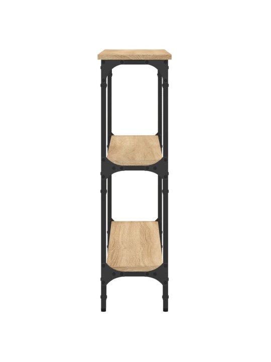 Konzolový stolek dub sonoma 75 x 22,5 x 75 cm kompozitní dřevo