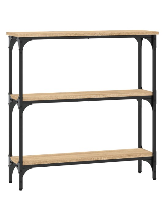Konzolový stolek dub sonoma 75 x 22,5 x 75 cm kompozitní dřevo