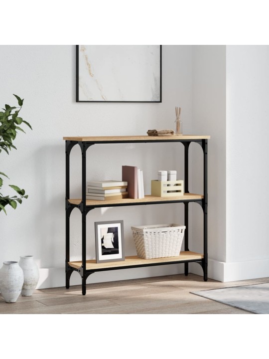 Konzolový stolek dub sonoma 75 x 22,5 x 75 cm kompozitní dřevo