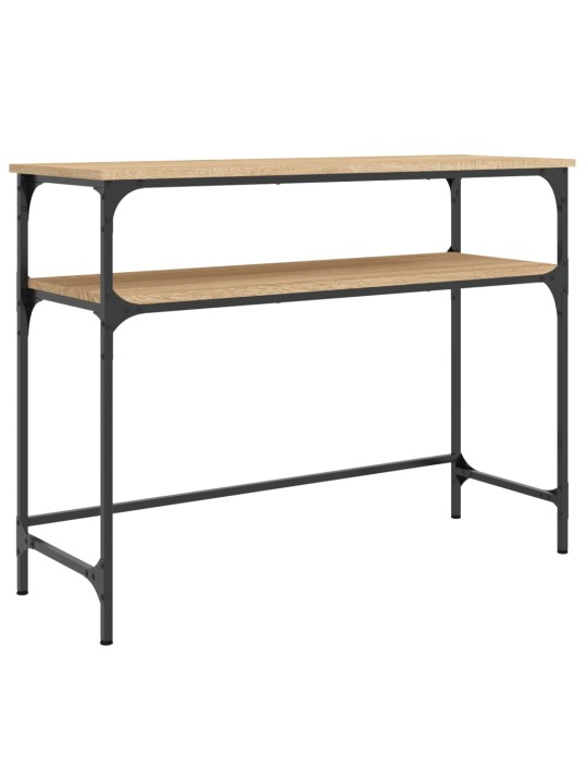 Konzolový stolek dub sonoma 100 x 35,5 x 75 cm kompozitní dřevo