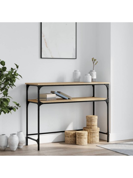 Konzolový stolek dub sonoma 100 x 35,5 x 75 cm kompozitní dřevo