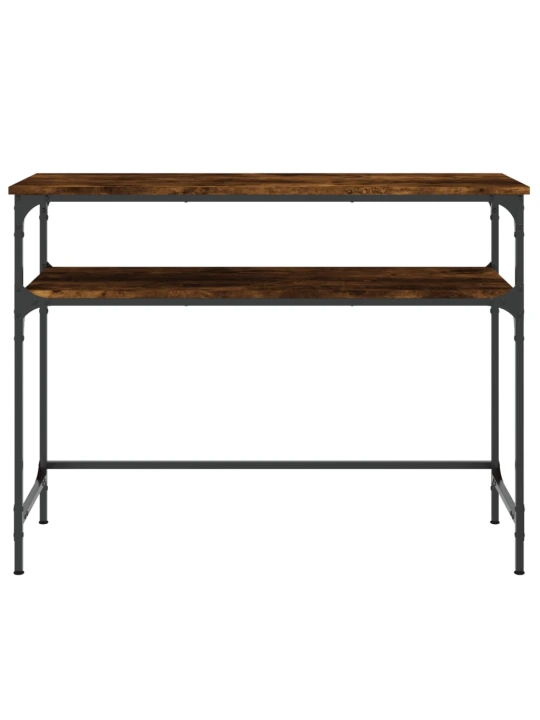 Konzolový stolek kouřový dub 100x35,5x75 cm kompozitní dřevo