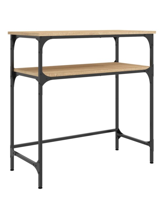 Konzolový stolek dub sonoma 75 x 35,5 x 75 cm kompozitní dřevo