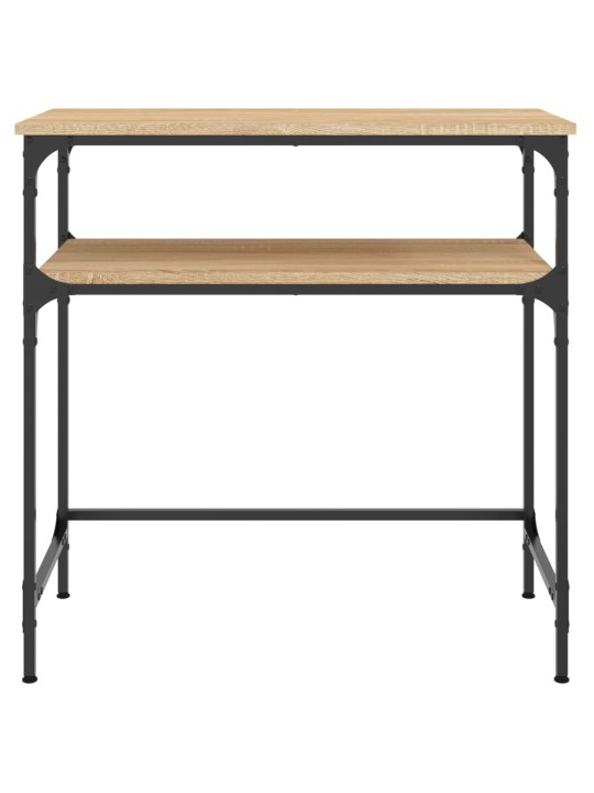 Konzolový stolek dub sonoma 75 x 35,5 x 75 cm kompozitní dřevo